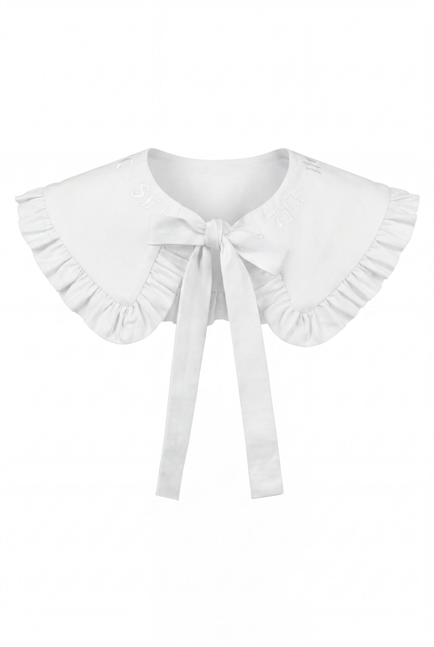 Merike Estna x Lilli Jahilo collar (white)