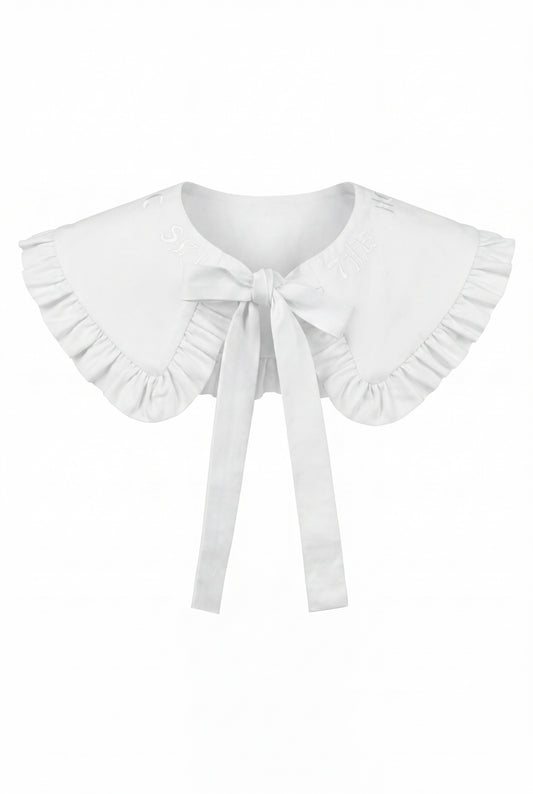 Merike Estna x Lilli Jahilo collar (white)